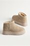 Furry Warm Lining Water-Repellent Women's Winter Daily Use Short Mini Thick Sole Boots - 5