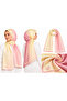 Women's Gradient Patterned Scarf Color Transition Stylish Casual Headscarf - 2