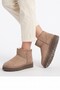 Furry Warm Water-Repellent Women's Autumn Winter Daily Use Short Mini Thick Sole Boots - 2
