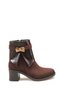 Nashira Pia Women's Heeled Boots 0012015 Brown Suede - 5