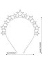 2 PCS Star Headband,Sparkling Rhinestone Celestial Tiara - 2