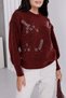 Floral Stone Embellished Sweater - 2