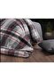 Plaid Patterned Single Premium Duvet Cover Set with Elastic Sheets - 5