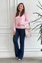 High Waist Lycra Flare Jeans - 7
