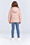 Girl's Hooded Plush Lined Inflatable Coat Warm Comfortable Winter Jacket Ak4278 - 5