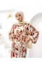 Elegant Floral Print Maxi Dress - 7