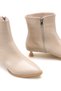 Siri Alba Women's Heeled Boots 0012501 Beige Skin - 4