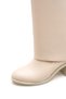 Carina Clara Women's Detachable Legging Detailed Heeled Boots 0012900 Beige Skin - 4
