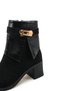 Nashira Pia Women's Heeled Boots 0012015 Black Suede - 4