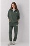 M1010757 Women's Sweatpants with Logo Print Green