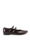 Gemma Sola Women's Ballerinas 0012345 Brown Wrinkled Patent Leather - 5