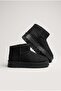 Furry Warm Lining Water-Repellent Women's Winter Daily Use Short Mini Thick Sole Boots - 3
