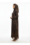 Rizqé Espresso Marble Chiffon Modest Printed Abaya - 2
