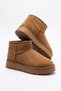 Warm, Water-Resistant Women's Winter Daily Use Short Mini Boots with Fur Inside and Thick Soles - 3