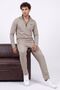 Men's Polo Collar Half-Zip Knit Sweater Set - 4