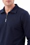 Men's Polo Collar Half-Zip Knit Sweater Set - 4