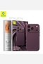 iPhone 18 Pro Compatible 6.3 Inch Nappa Premium Vegan Leather Magsafe Case - 2