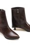 Mira Vera Women's Heeled Boots 0012603 Brown Crocodile - 7
