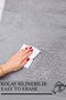 Zenvy Gray Soft Surface Non-Slip Base Smooth Surface Modern Bathroom Set - 5