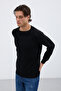 Men's Raglan Sleeve Crew Neck Anti-Pilling Basic Knitwear Sweater - 7