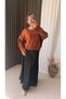 Crew Neck Oversize Knitwear Sweater - Tile - 3