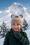 4-8 Years Old Figured Knitwear Beanie for Boys - 4