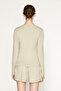 Dari women's soft and flexible fabric round neck body-fitting long sleeve khaki t-shirt - 6