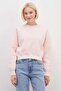 3 Thread Basic Ribbed Crop Sweatshirt - 2