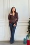 High Waist Lycra Flare Jeans - 3