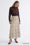 High Waist Zippered Lined Flared Regular Skirt - 3