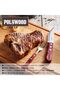 Polywood 6" Cheese knife With Stainless-Steel Blade and Red Treated Wood Handle - 2