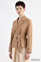 Lined Belted Double-Breasted Regular Trench Coat