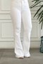 High Waist Lycra Flare Jeans