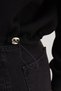 3 İplik Active Printed Oversize Sweatshirt with Hood and Stopper - 7