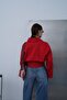 Women's Red Short Jacket with Tie Detail - 4