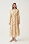 Button detailed embroidered dress - 5