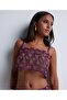 Life Celebration Strappy Top, Palm Embroidery, Transparent Detail, Modern - 3