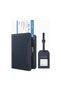 Rfid Protected Vegan Leather Unisex Passport Wallet