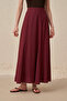 Flared skirt with ruffles - 2