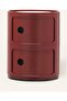 Modular Cylindrical Drawer Storage Unit,2 Compartment - 2