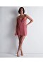 Lazy Days Satin Look Modal Silk Nightgown with Lace Detail and Deep Back Cutout - 2
