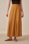 Flared skirt with ruffles - 3