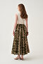 Emprime flared skirt with volan - 4