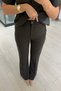 Belted Short Sleeve Khaki Suit - 4