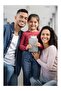 Rfid Protected Leather Zippered Unisex Family Passport Wallet - 5