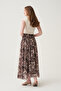 Flared skirt with ruffles - 6