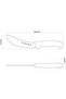 Professional Leather and Bleeding Knife with Stainless-Steel Blade and White Polypropylene Handle 6" - 2