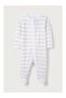 Organic Cotton Blend Pink Striped Ribbed Baby Sleeping Bag - 2