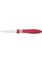 Cor & Cor 3" Vegetable and Fruit Knife, Stainless Steel Blades, Red Polypropylene Handles, Dishwasher Safe, Compact and Versatile Kitchen Tool