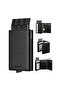 Rfid Protected Leather Pop-Up Men's Card Holder Wallet